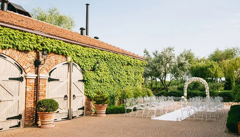 ARCH, WEDDING, BUILDING, CHAIR, BARN