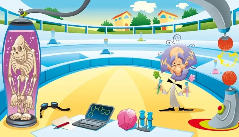 BUTTON, SCIENTIST, LABORATORY, SKELETON, GEM