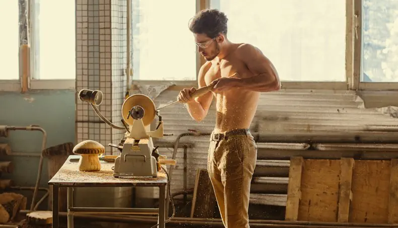 MUSHROOM, WORKROOM, TROUSERS, TORSO, MUSCLE