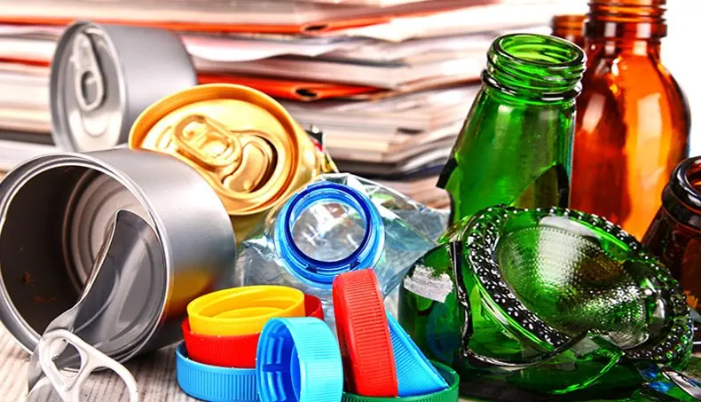 ORDURE, VERRE, PLASTIQUE, MÉTAL, PAPIER