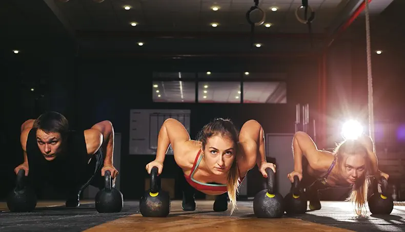 KETTLEBELL, PUSH-UPS, SHOULDER, LIGHT, ELBOW