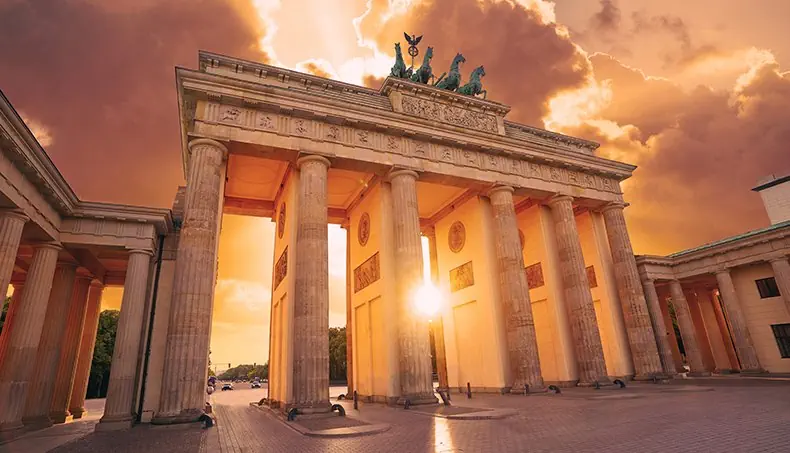 BERLIN, GERMANY, ARCHITECTURE, SUNSET, CAPITAL