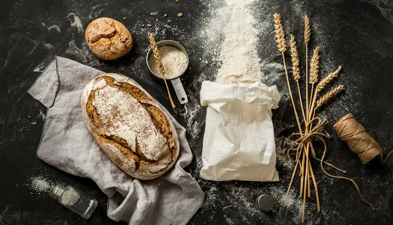 SPIGA, FARINA, SPAGO, SALIERA, PANE