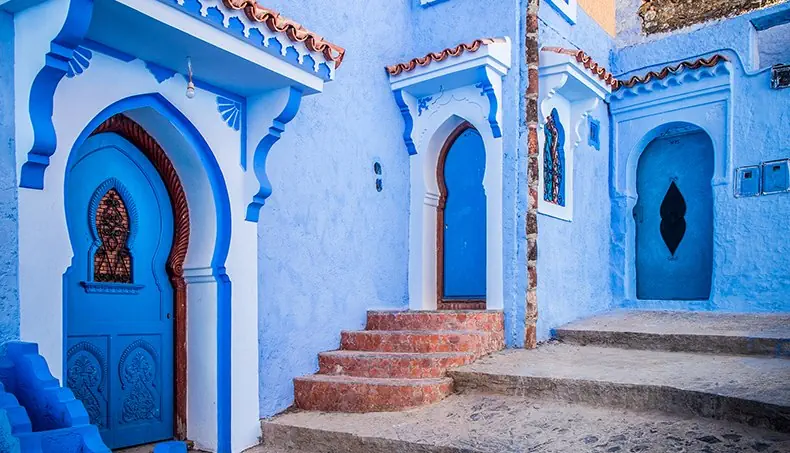 CYAN, ESCALIER, PORTE, ARCHE, MUR