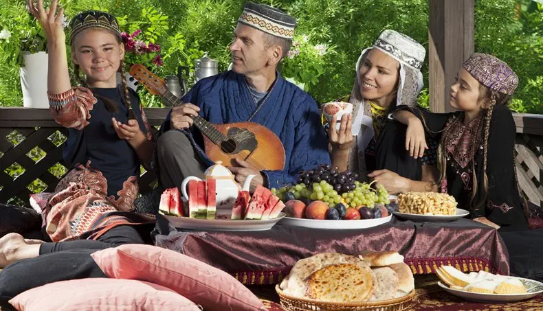 WATERMELON, DANCE, FRUITS, FLATBREAD, TUBETEIKA