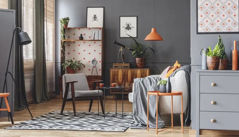 INTERIOR, LAMP, ARMCHAIR, FLY, BEETLE