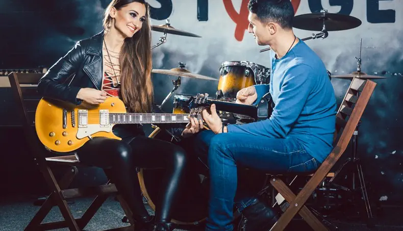 DRUM, GUITAR, DUO, SMILE, CYMBAL