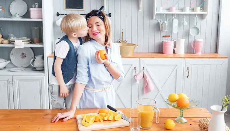 BAISER, JUS, ORANGE, CARAFE, VASE