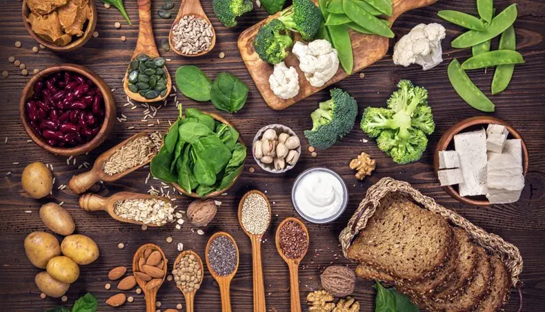BROCCOLI, WALNUTS, BEANS, POTATOES, TOFU