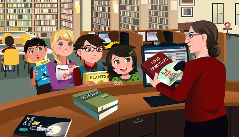 LIBRARY, DICTIONARY, THOUSAND, BOOK, SHELVING UNIT
