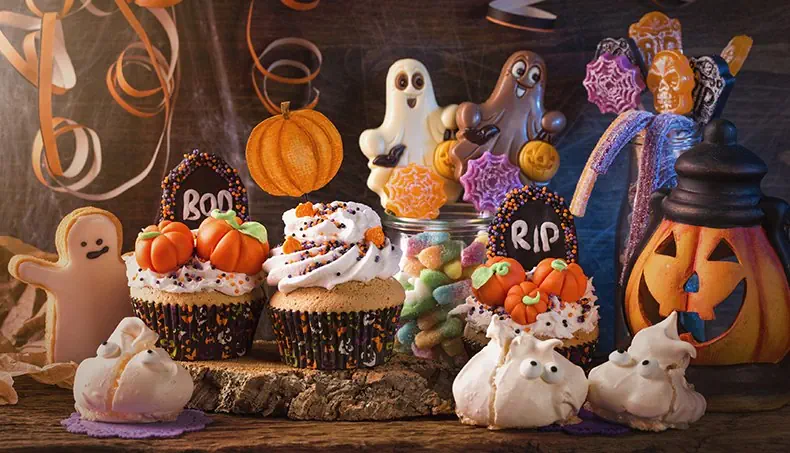 HALLOWEEN, CARABASSA, MERENGA, ULLS, PIRULETA