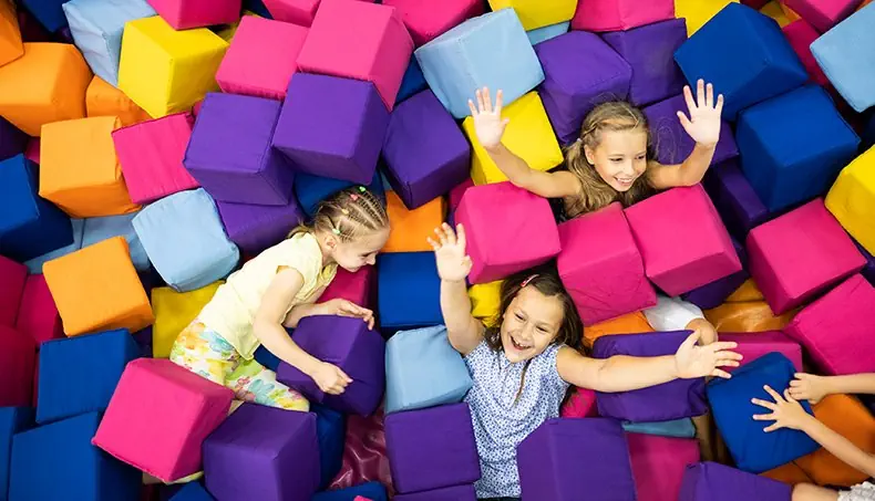 YELLOW, PURPLE, PINK, BLUE, FUN