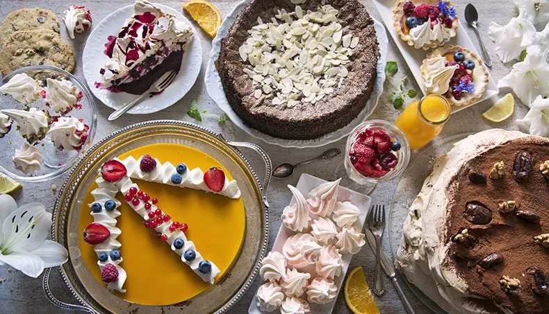 LILY, TARTLETS, STAMEN, MERINGUES, DATES