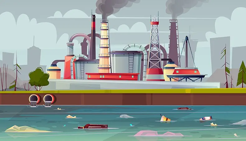 BOTTLE, SMOKESTACK, SMOKE, POLLUTION, ECOLOGY