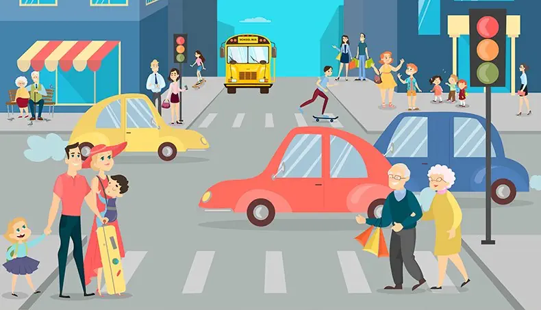 BUS, TRAFFIC LIGHT, FAMILY, EXHAUST, SHOWCASE