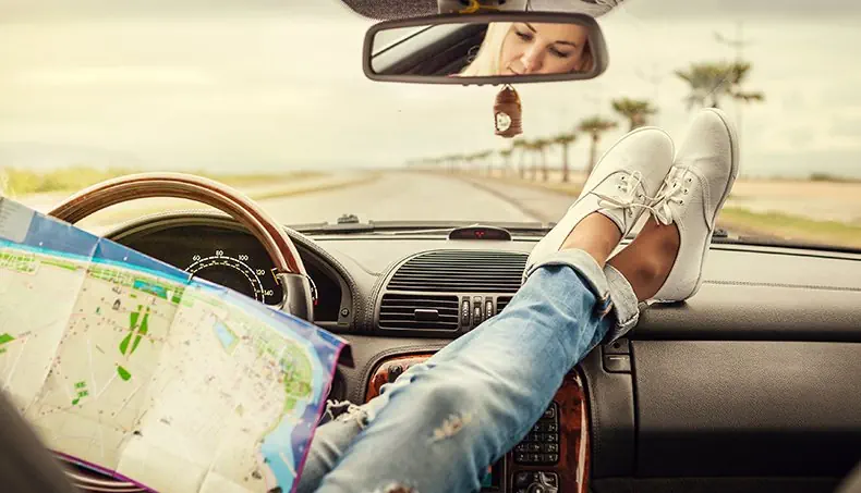MAP, SPEEDOMETER, AIR FRESHENER, STEERING WHEEL, MIRROR