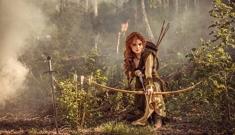 HORSE, QUIVER, ARCHER, BOW, ARROW
