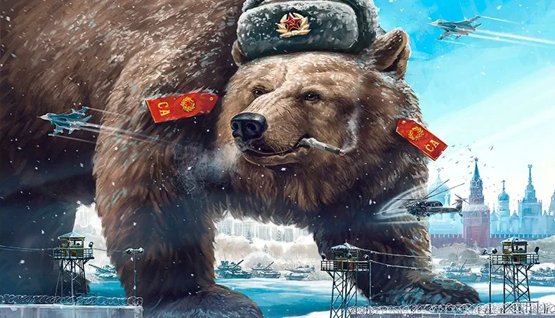 AEREO DA CACCIA, SPALLINE, USHANKA, ORSO, SIGARO