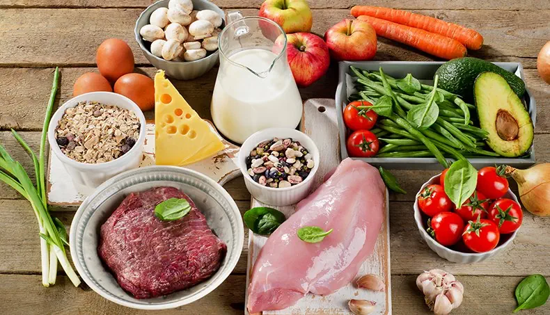 VIANDE, POITRINE, GRUAU, CHAMPIGNON, FROMAGE