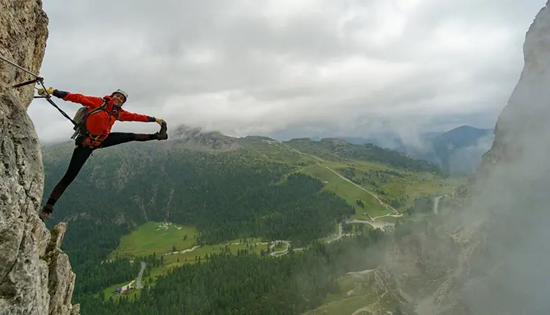 CLIMBER, STRETCH, POSE, EXTREME, CLOUD