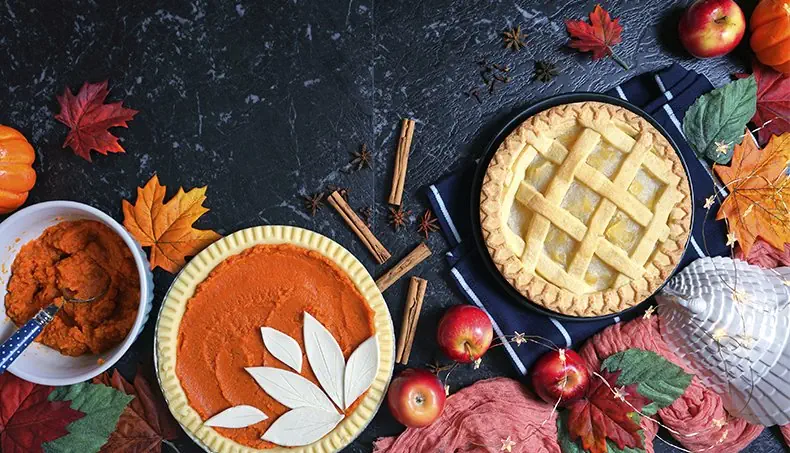 CINNAMON, PUREE, PUMPKIN PIE, MAPLE LEAF, APPLE