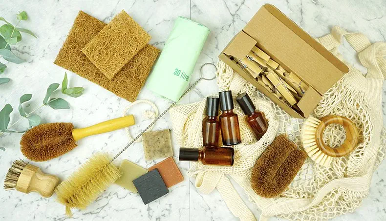 STRING BAG, SOAP, VIAL, BOX, CLOTHESPINS