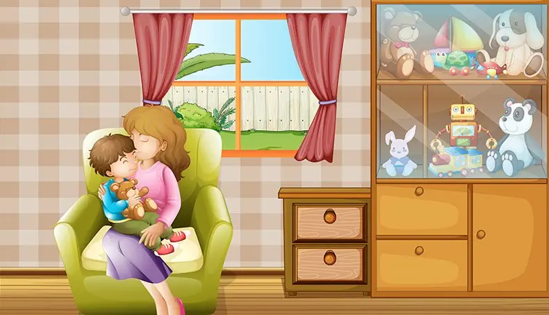 BAISER, MAMAN, FILS, TENDRESSE, FENÊTRE