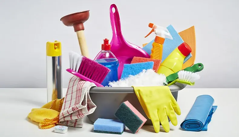 VENTOUSE, ÉPONGE, BROSSE, PORTE POUSSIÈRE, VAPORISATEUR