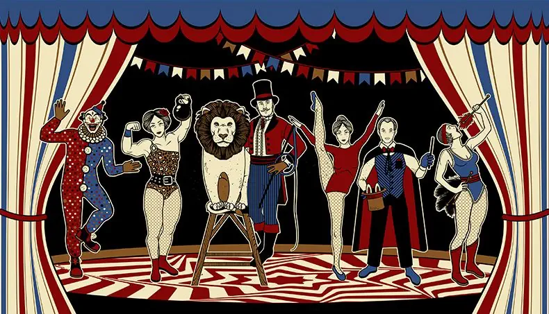 CIRKUS, ARENA, LAV, , KLAUN