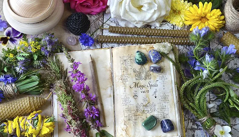 ROSE, VIOLETTE, CRAYON, CIRE, 