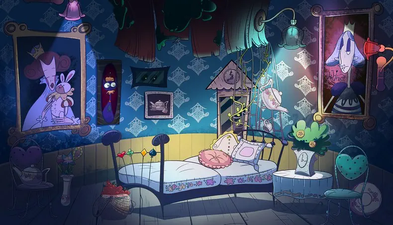 HEART, CROWN, TEAPOT, QUEEN, RABBIT