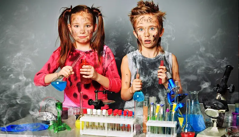 EXPERIMENT, MICROSCOPE, FLASK, CHEMISTRY, TEST-TUBE