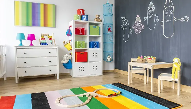 DRESSER, NET, ROOM, ABACUS, MONKEY