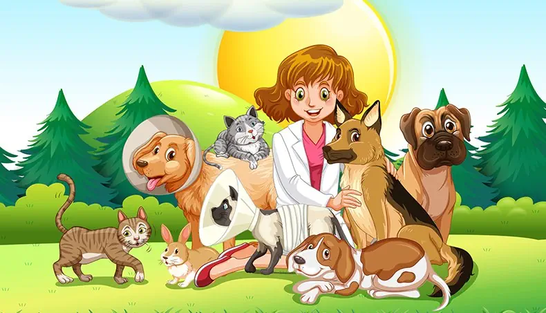 CONE, VETERINARIAN, SUN, CAT, PET