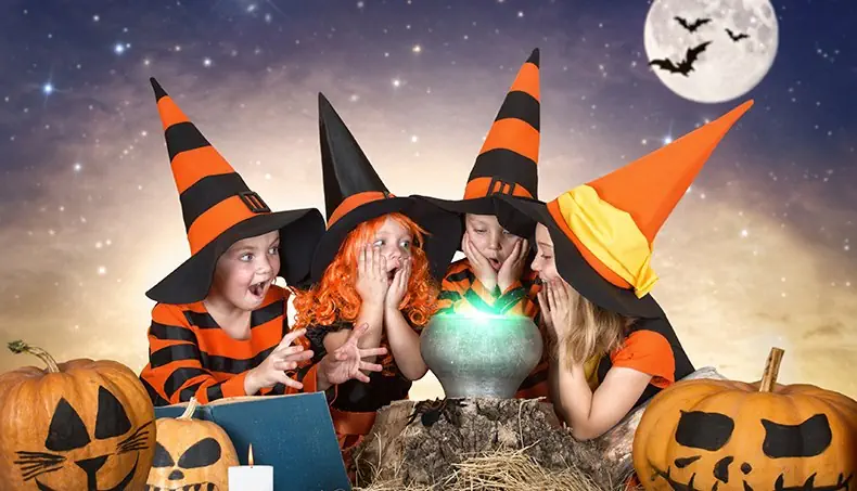 WHISKERS, HAY, FOUR, WITCH, CALDRON