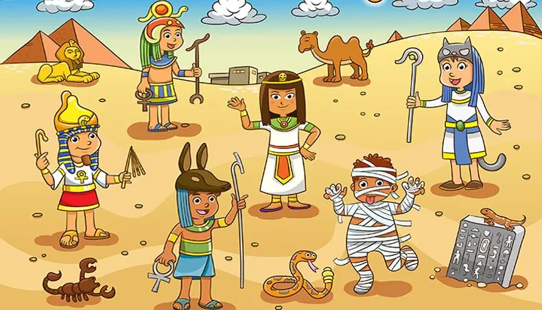EGYPT, SCORPION, PHARAOH, PYRAMID, MUMMY