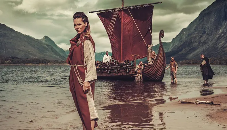 VIKING, SAIL, SNAG, TUNIC, FJORD