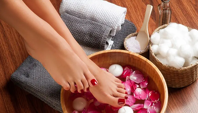 SPA, PEDICURE, KAARS, ZOUT, WATTEN