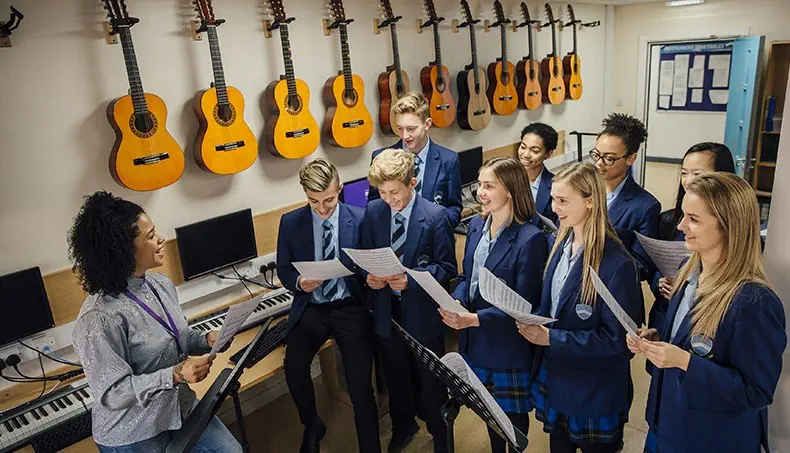 KOR, GUITAR, KLAVERTANGENTER, SKÆRM, GRIBEBRÆT