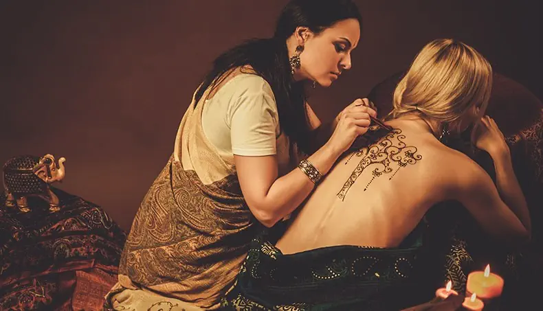 ARBORE, HENNA, DESENAT, ELEFANT, BRĂŢARĂ