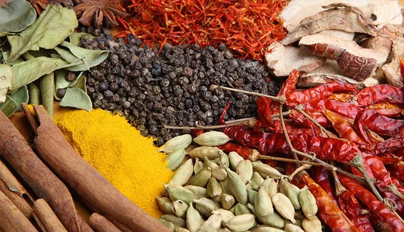 SAFFRON, SPICES, TURMERIC, CINNAMON, CARDAMON