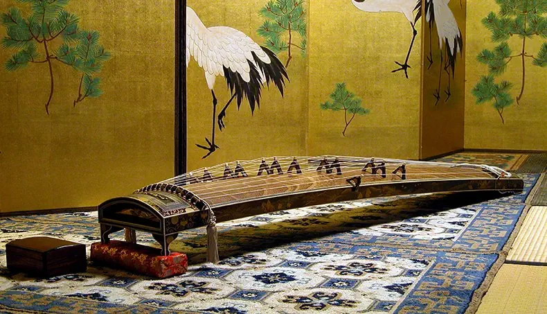 TATAMI, KOTO, CARPET, JAPAN, PAPER