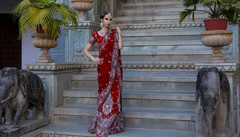 ELEPHANT, FLOWERPOT, STATUE, SARI, STAIRS
