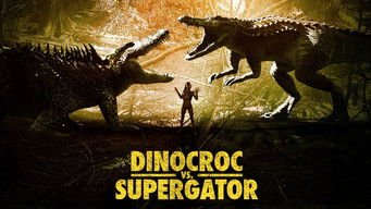 Movie poster: Dinocroc vs. Supergator - 2010