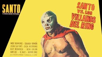 Movie poster: Santo el enmascarado de plata vs los villanos del ring - 1968