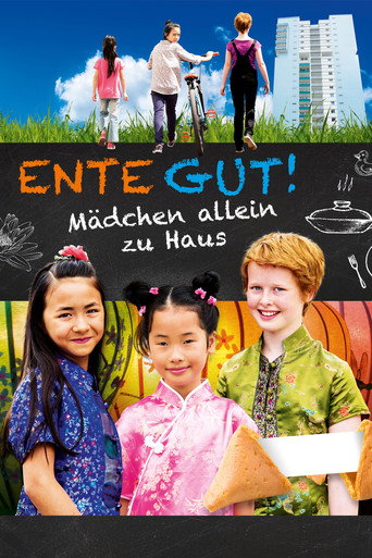 Ente gut! Mädchen allein zu Haus