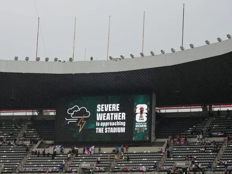 Pitch ban as England vs Mexico kick-off at risk from 'killer storm'