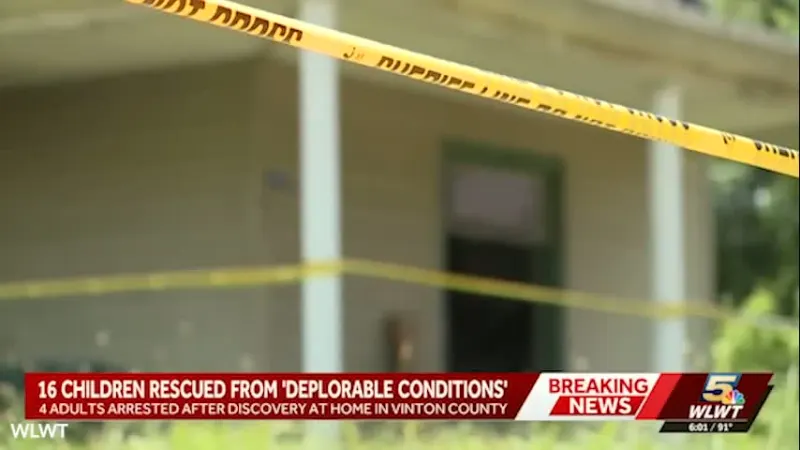Children found in Ohio 'house of horrors' kept in worse conditions than livestock