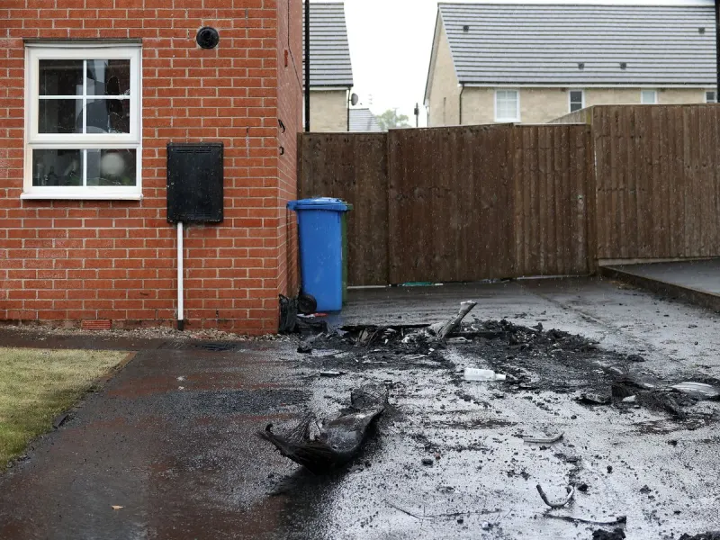 Ricky Hatton's car torched in 'targeted attack' outside son's home