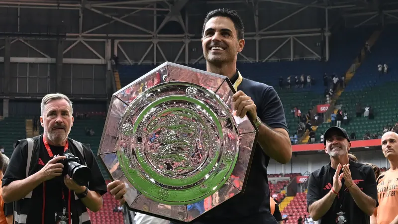 Arsenal 3-0 Man City: Key stats as Gunners win Community Shield